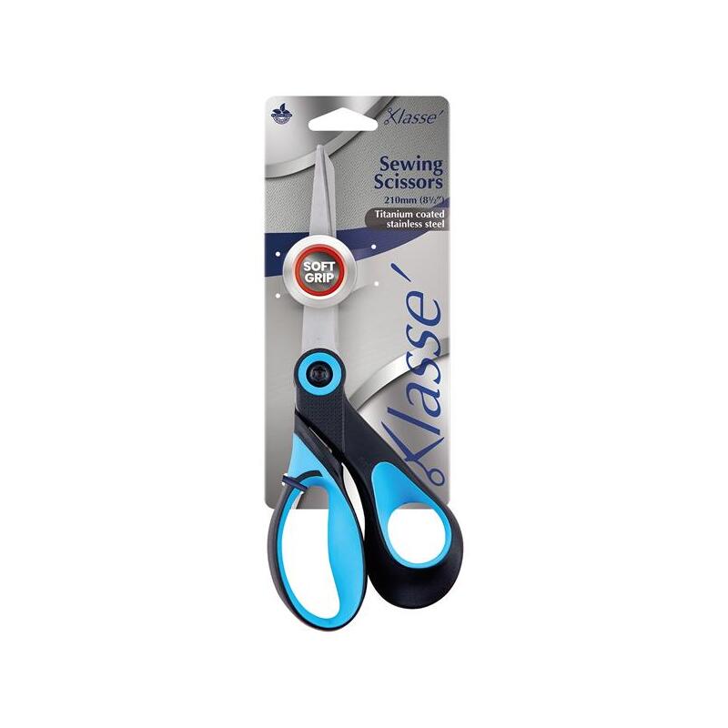 Klasse Sewing Scissors with Soft Grip Inlays 210mm (8 1/2") BK2408