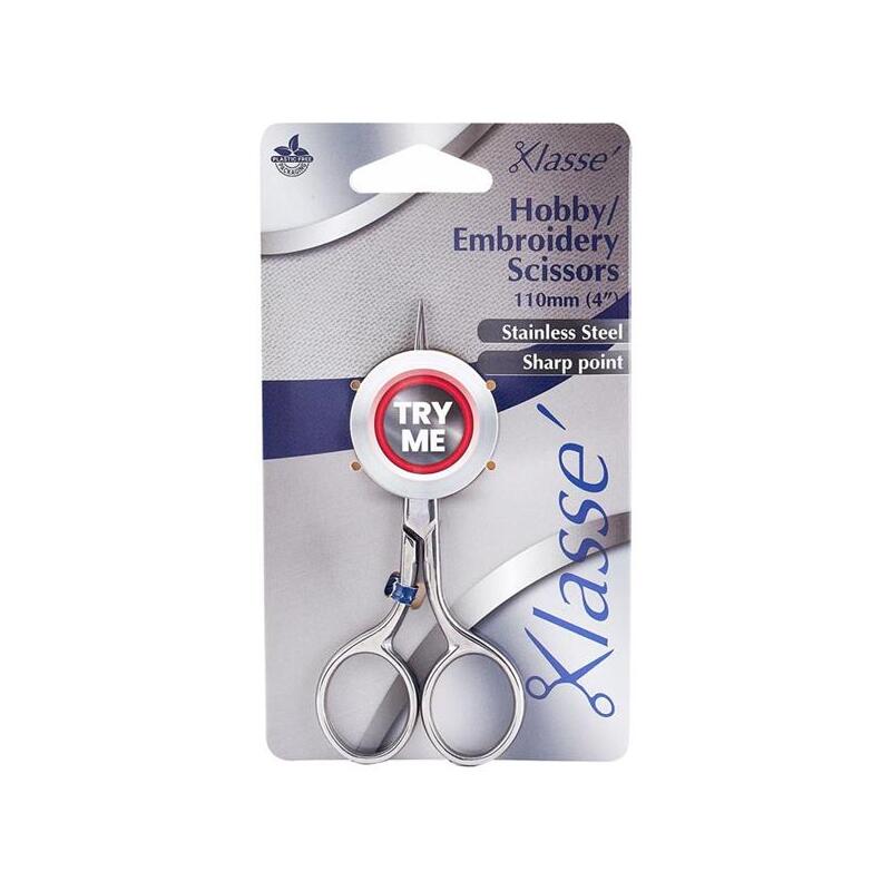 Klasse Hobby / Embroidery Scissors 110mm, Stainless Steel BK2604