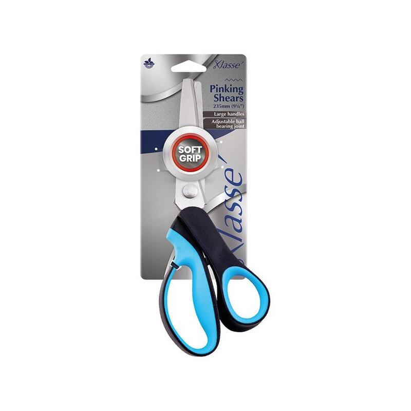 Klasse 235mm Pinking Shears, Soft Grip Comfort Handles BK2909