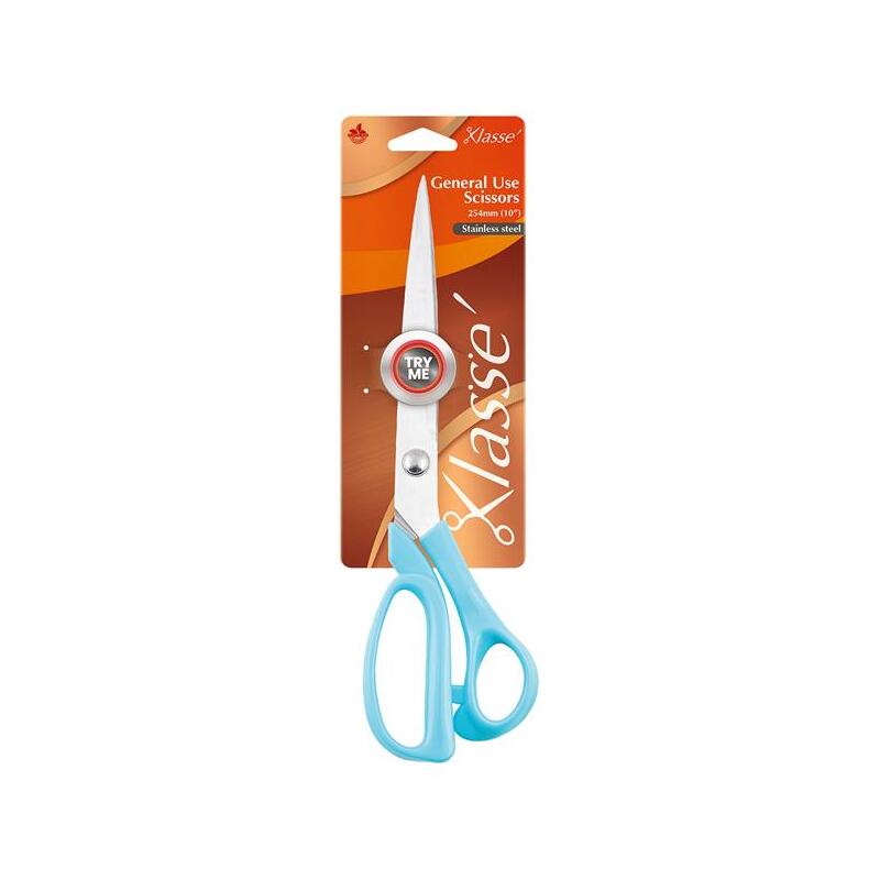 Klasse 254mm General Use Household Scissors BK3410.BLUE