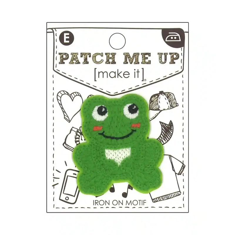 FROG Motif Iron-On 4.5cm x 4cm - Patch Me Up by Make It BM6908
