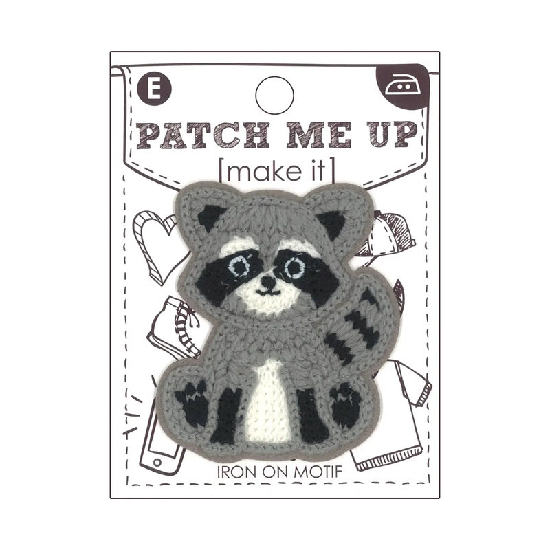 RACOON Motif Iron-On 5cm x 5.5cm - Patch Me Up by Make It