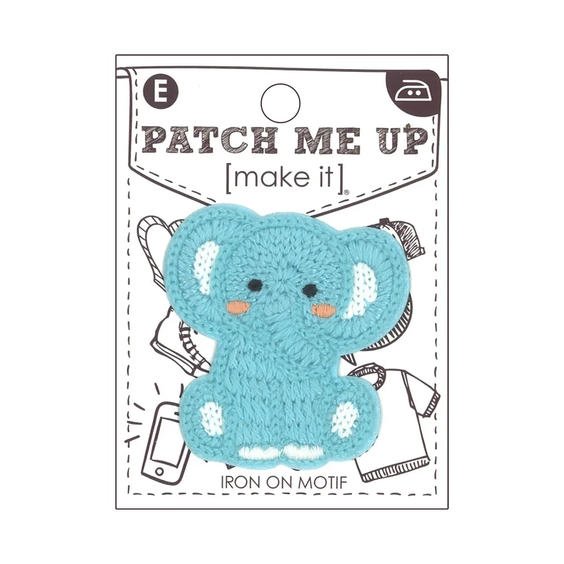 ELEPHANT Motif Iron-On 5cm x 5cm - Patch Me Up by Make It BM6912
