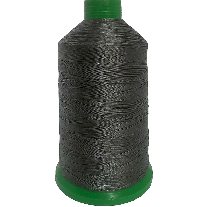MID DARK GREY (172) No.20 Bonded Nylon Thread, 1500m Cone, Heavy Sewing