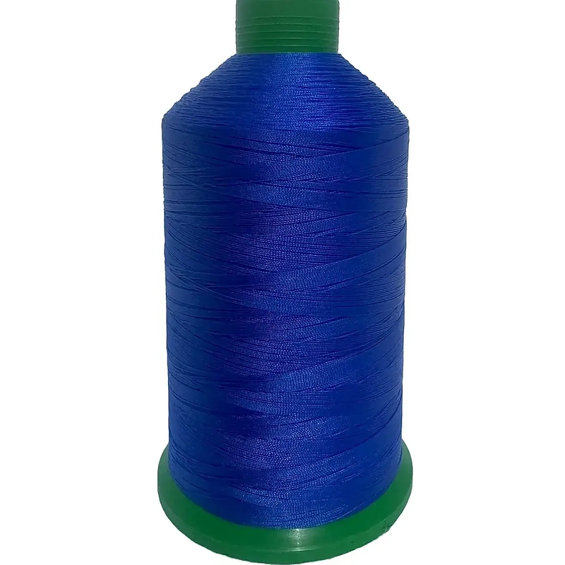 ROYAL BLUE (302) No.20 Bonded Nylon Thread, 1500m Cone, Heavy Sewing