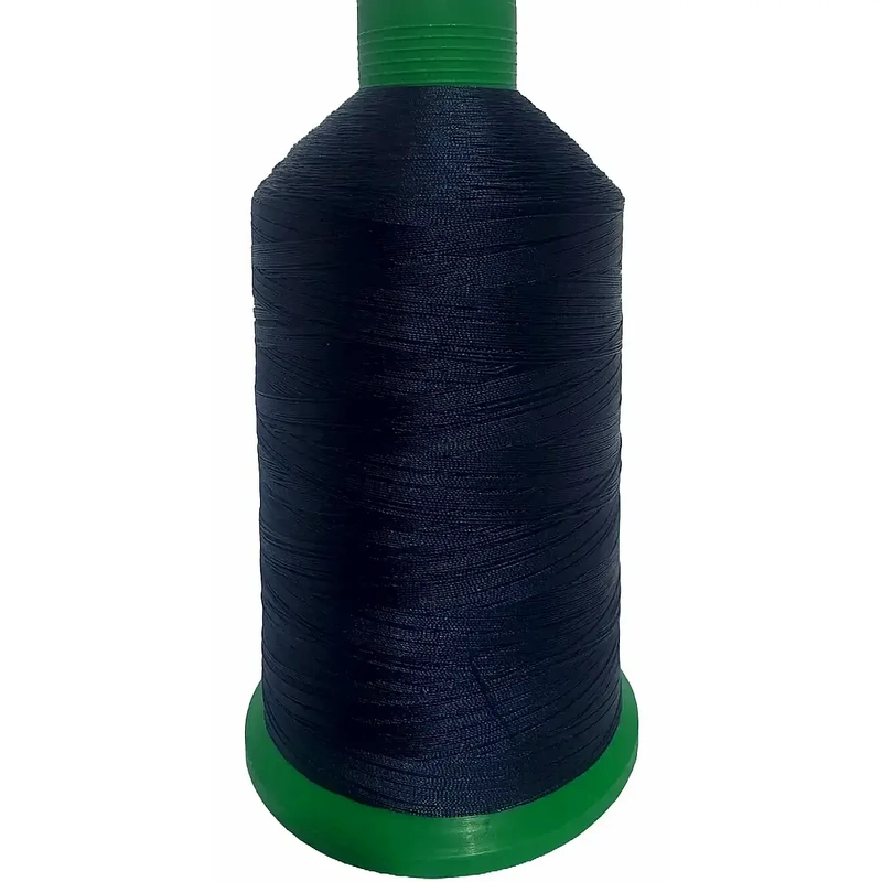 NAVY (313) No.20 Bonded Nylon Thread, 1500m Cone, Heavy Sewing