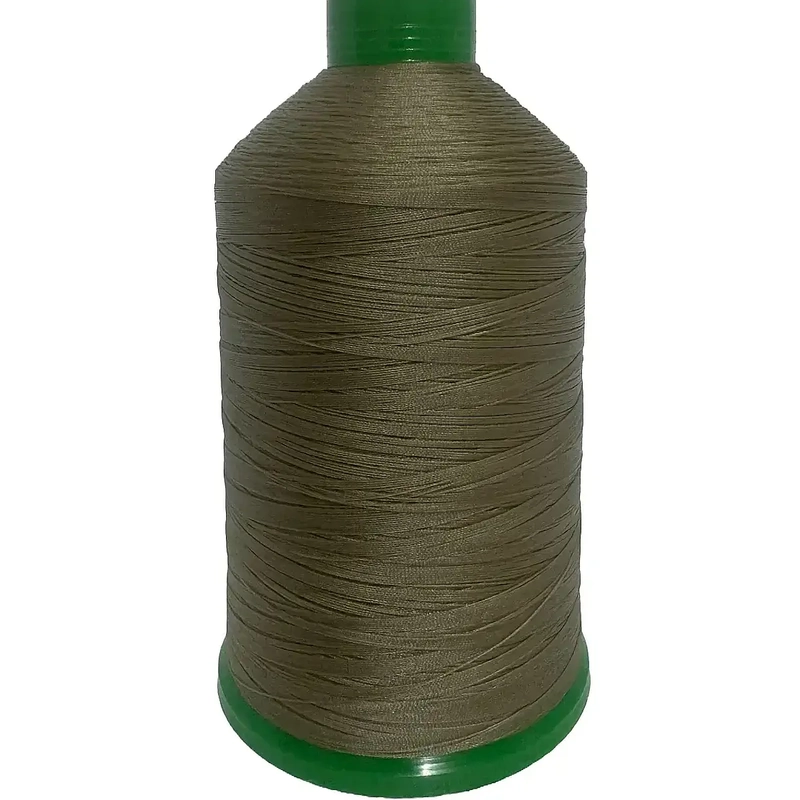 TAUPE (521) No.20 Bonded Nylon Thread, 1500m Cone, Heavy Sewing