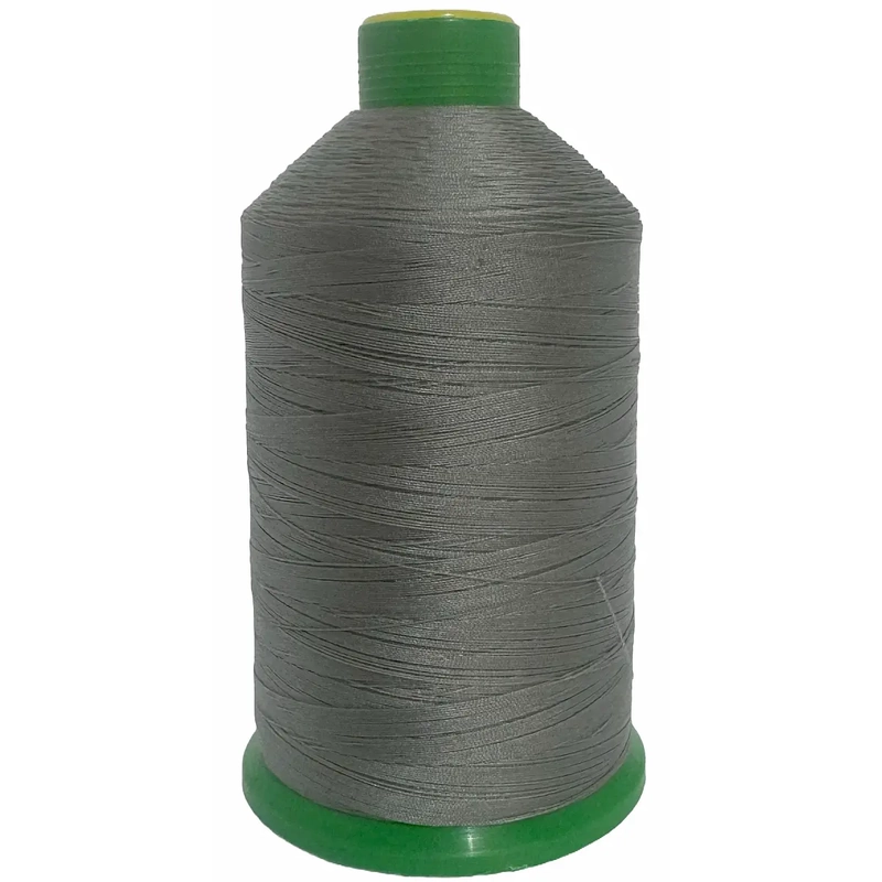LIGHT GREY (103) No.40 Bonded Nylon Thread, 3000m Cone, Heavy Sewing
