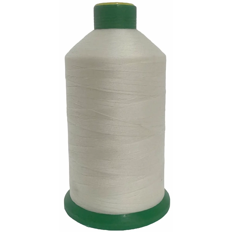 OFF WHITE (104) No.40 Bonded Nylon Thread, 3000m Cone, Heavy Sewing