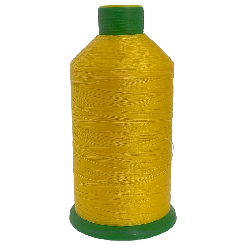 GOLDEN YELLOW (108) No.40 Bonded Nylon Thread, 3000m Cone, Heavy Sewing