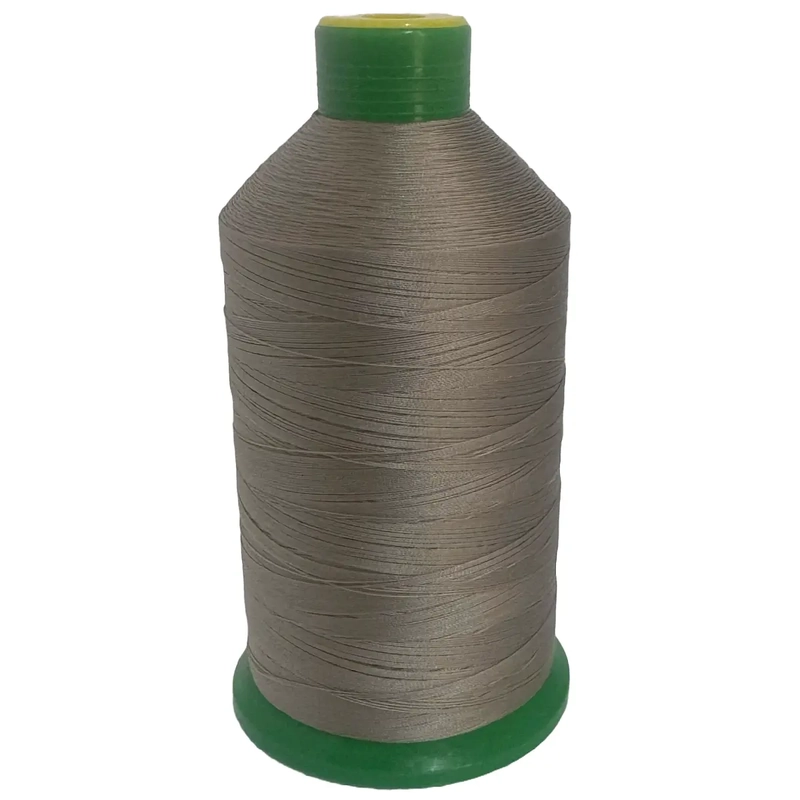 MINK GREY (109) No.40 Bonded Nylon Thread, 3000m Cone, Heavy Sewing