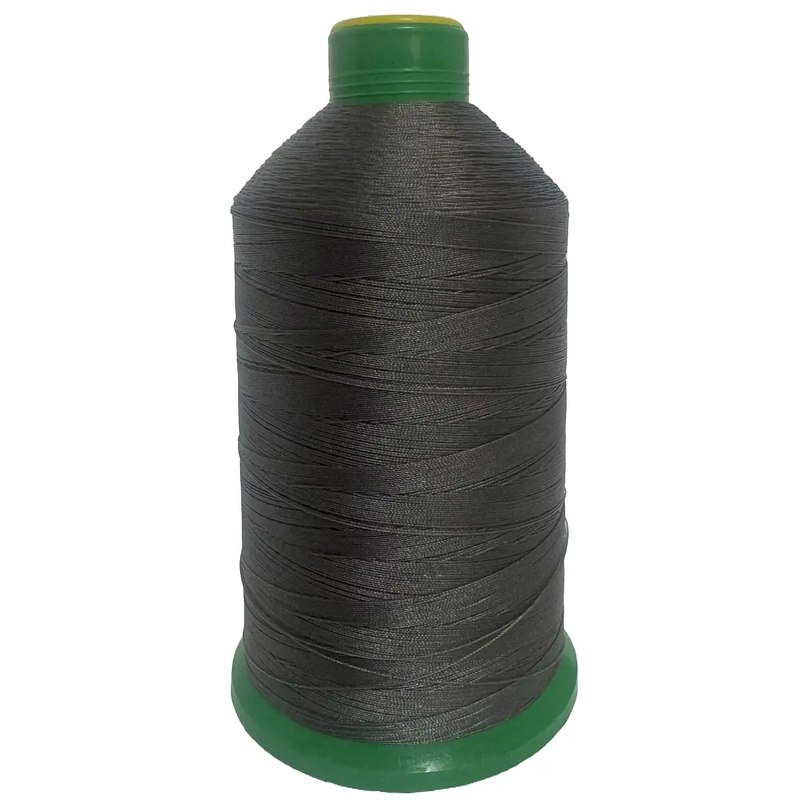 DARK GREY (116) No.40 Bonded Nylon Thread, 3000m Cone, Heavy Sewing