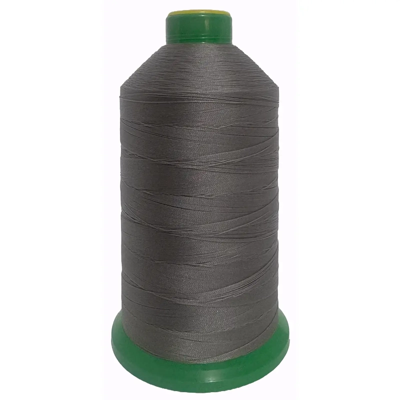 SCHOOL GREY (132) No.40 Bonded Nylon Thread, 3000m Cone, Heavy Sewing