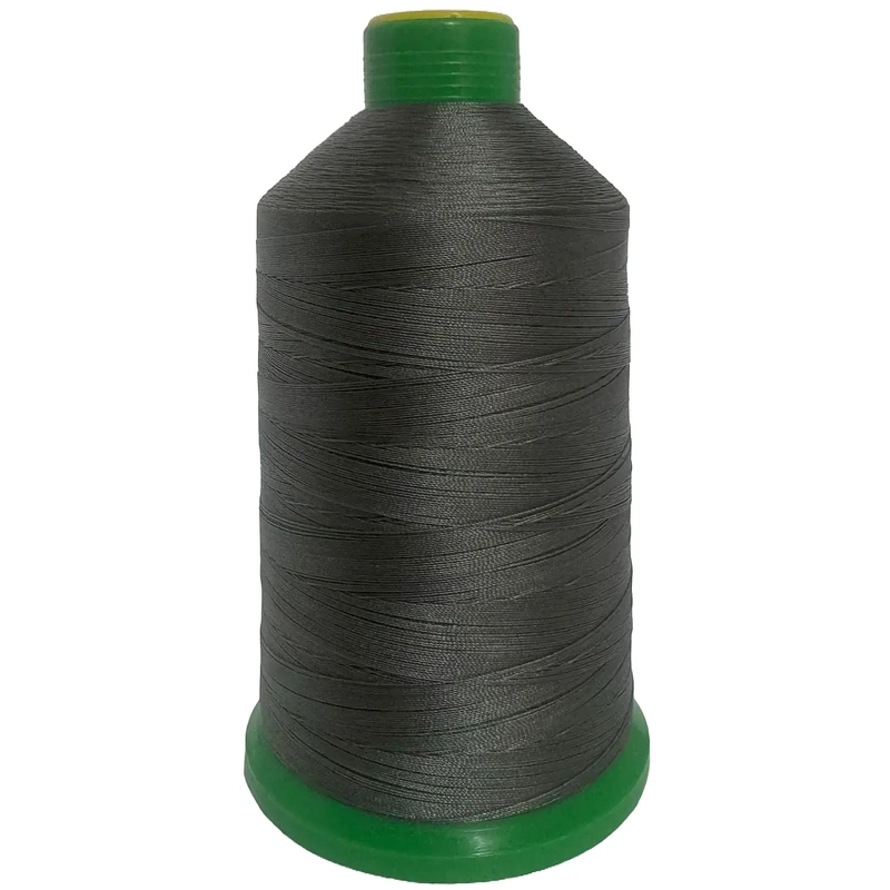 MID DARK GREY (172) No.40 Bonded Nylon Thread, 3000m Cone, Heavy Sewing