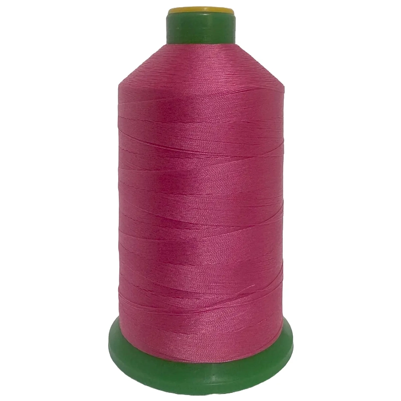 HOT PINK (201) No.40 Bonded Nylon Thread, 3000m Cone, Heavy Sewing
