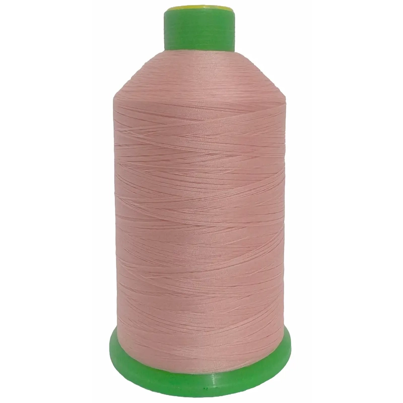 POWDER PINK (206) No.40 Bonded Nylon Thread, 3000m Cone, Heavy Sewing