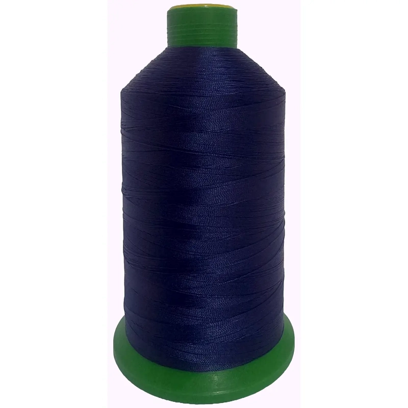 DARK BLUE (301) No.40 Bonded Nylon Thread, 3000m Cone, Heavy Sewing