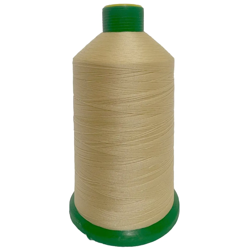 DARK CREAM (415) No.40 Bonded Nylon Thread, 3000m Cone, Heavy Sewing
