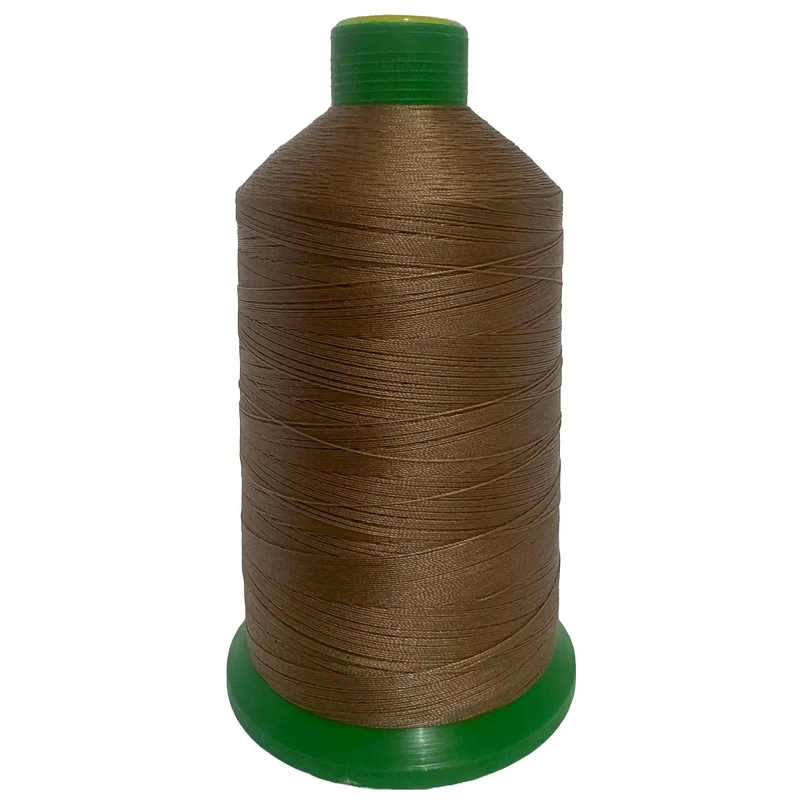 LIGHT EARTH BROWN (440) No.40 Bonded Nylon Thread, 3000m Cone, Heavy Sewing