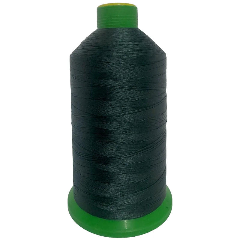 DARK TEAL (509) No.40 Bonded Nylon Thread, 3000m Cone, Heavy Sewing