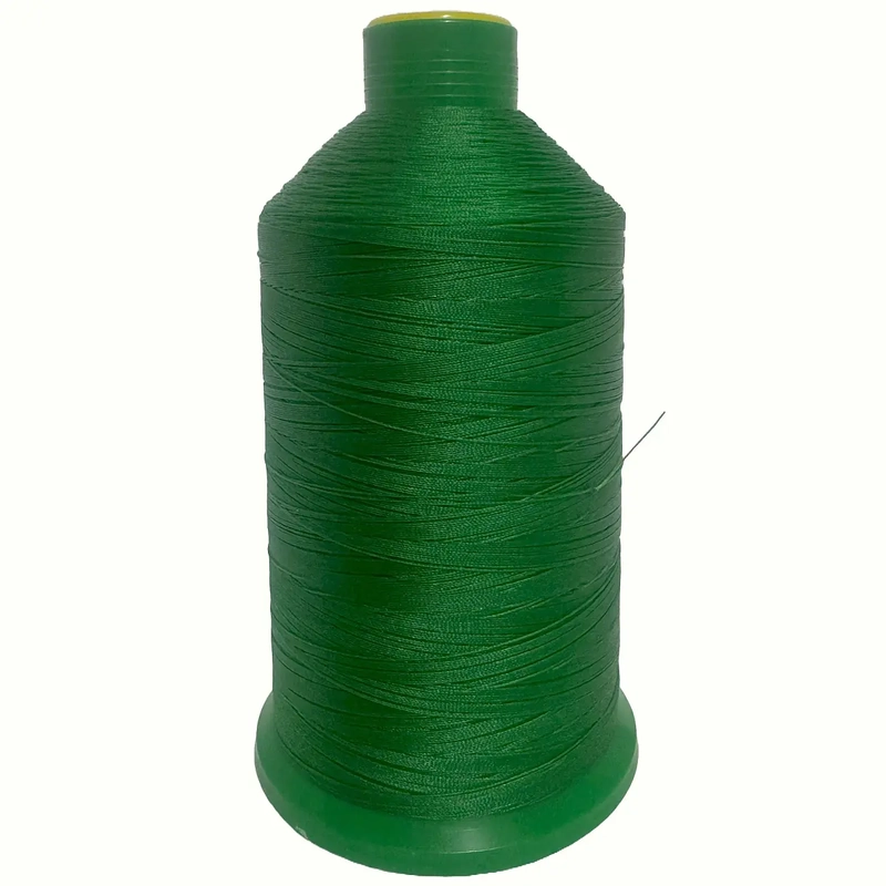 DARK GREEN (513) No.40 Bonded Nylon Thread, 3000m Cone, Heavy Sewing
