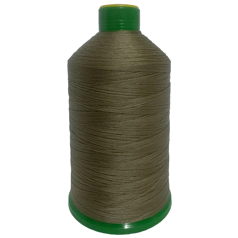 TAUPE (521) No.40 Bonded Nylon Thread, 3000m Cone, Heavy Sewing