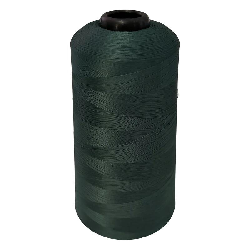 DARK GREEN #717, Winloop Continuous Filament Textured Polyester Thread #150, 15,000m cone