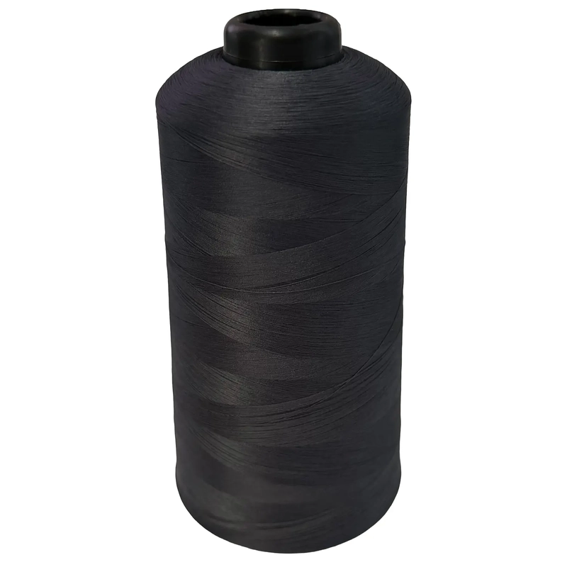 DARK GREY #807, Winloop Continuous Filament Textured Polyester Thread #150, 15,000m cone