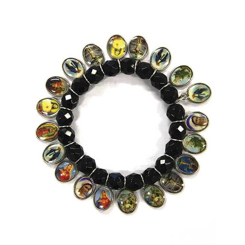 Hematite Saint Bracelet