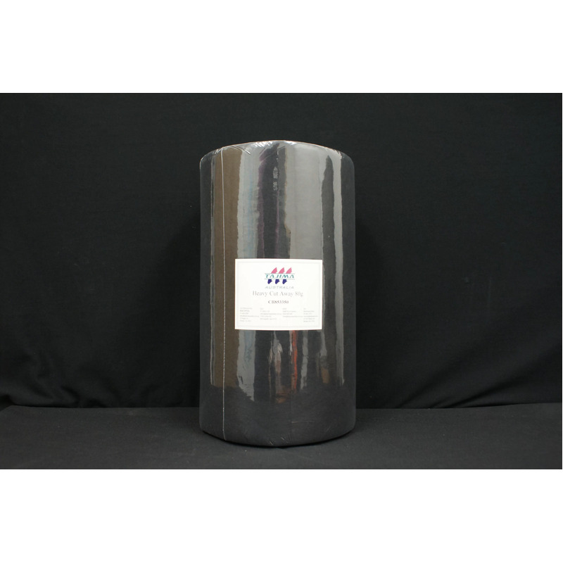 Tajima Heavy Cut-Away BLACK Embroidery Stabiliser 330mm x 50m Quality Stabiliser