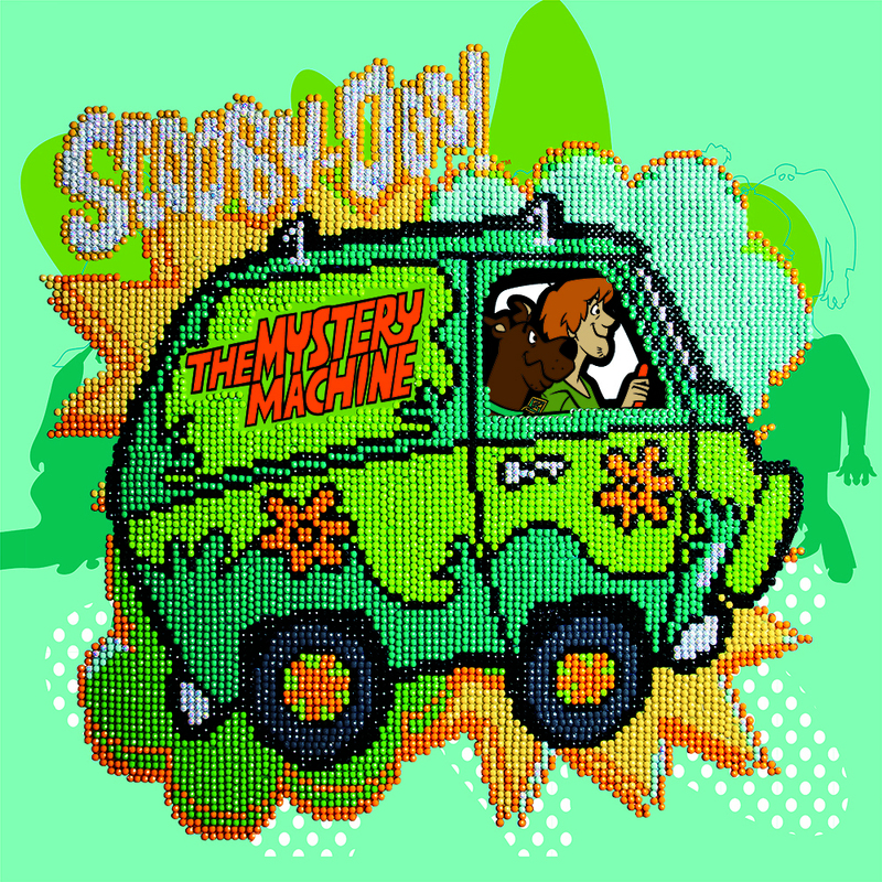 Diamond Dotz SCOOBY DOO MYSTERY MACHINE 5D Diamond Painting Art Kit