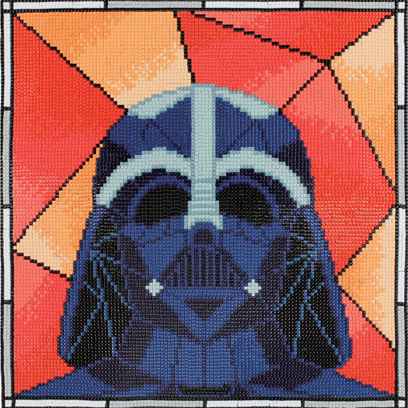 Diamond Dotz DARTH VADER STAINED GLASS 5D Diamond Painting Art Kit CD730102805