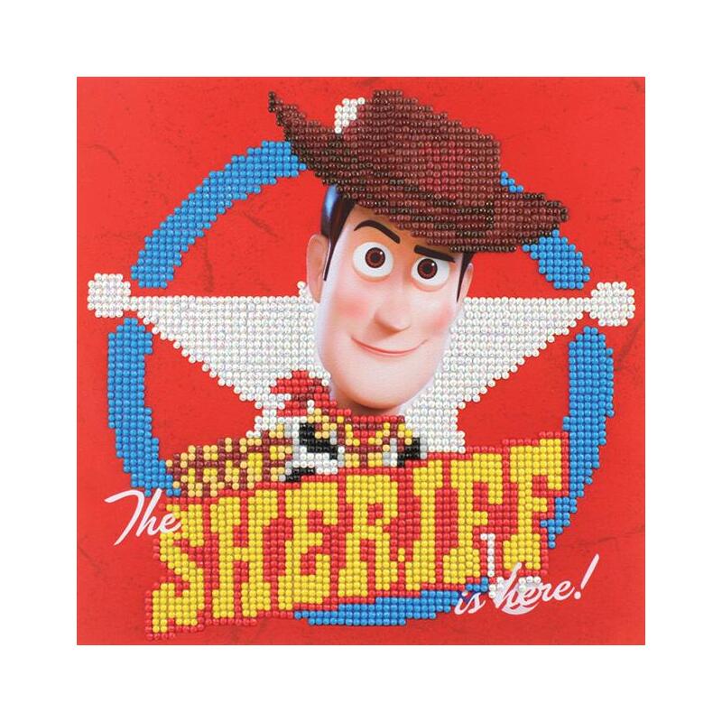 Diamond Dotz WOODY THE SHERIFF 5D Diamond Painting Art Kit CD854100103 22 x 22cm