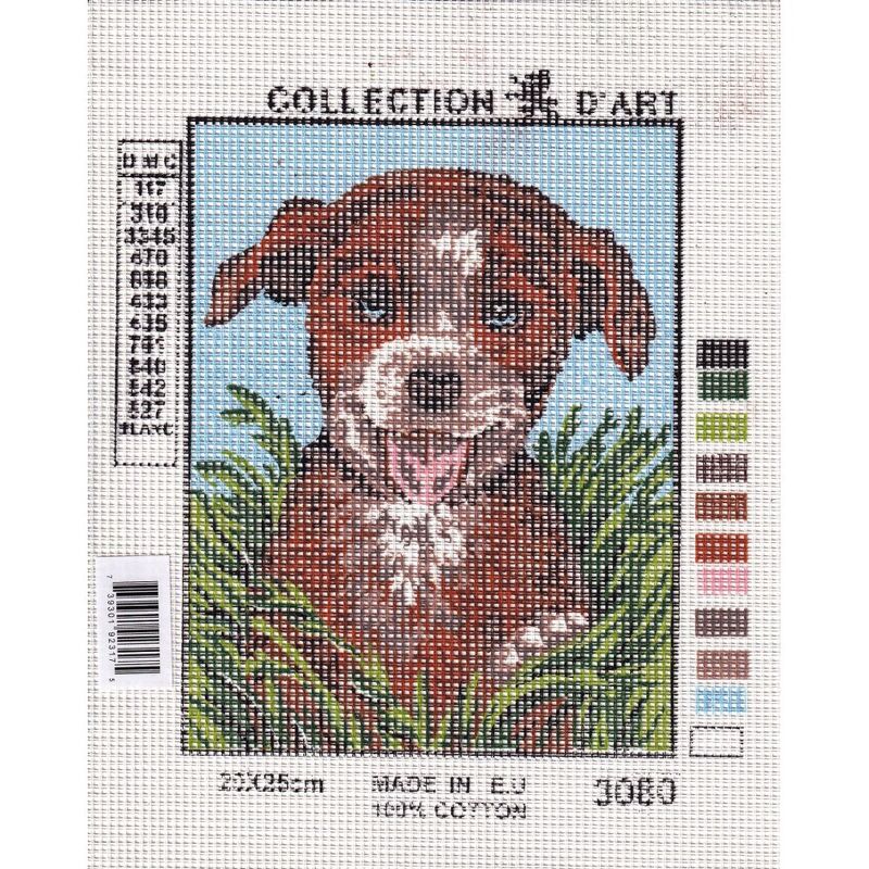 PUPPY Tapestry Design Printed On Canvas #3080
