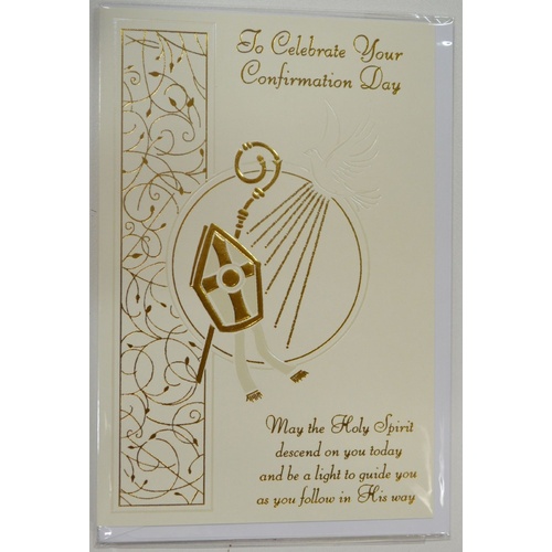 Confirmation Card, To Celebrate Your Confirmation Day, 115 x 170mm, Includes Envelope