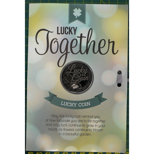 Lucky Together, Card & Lucky Coin, 115 x 170mm, Luck Coin 35mm, A Beautiful Gift