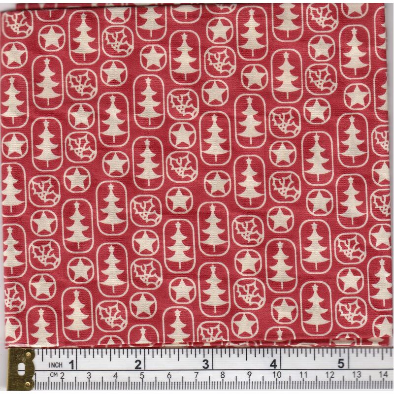 Christmas Fat Quarter 038, Approx 50cm x 52cm, Cotton Print Fabric