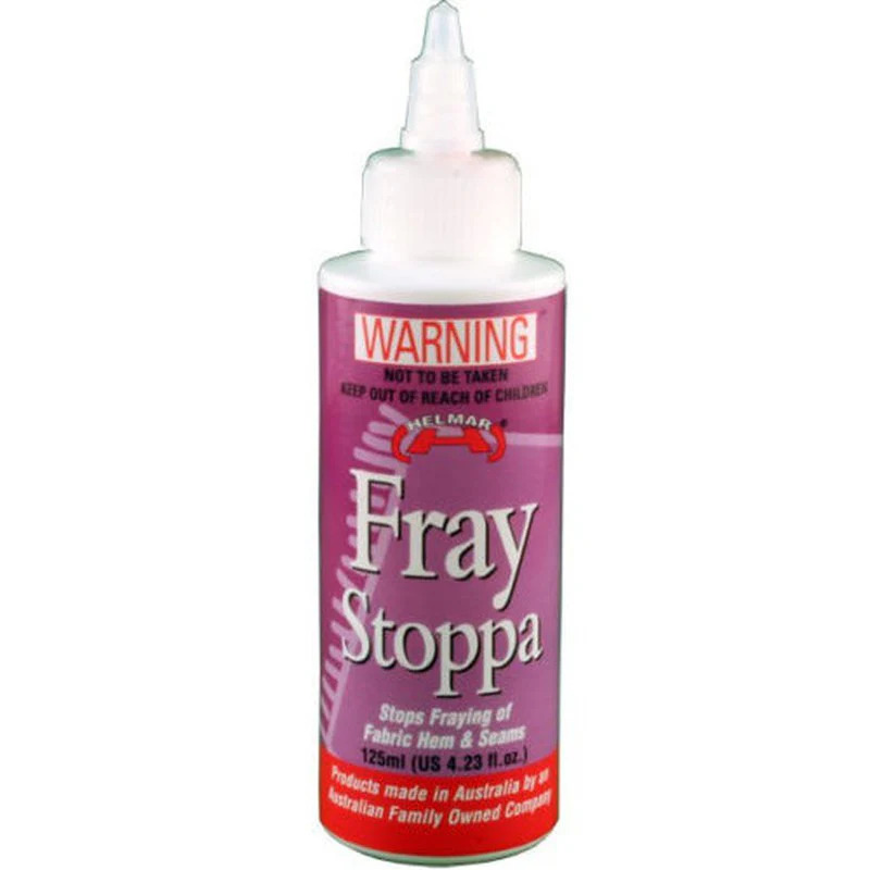Helmar Fray Stoppa 125ml Bottle (Stops fraying of Fabric Hem & Seams)