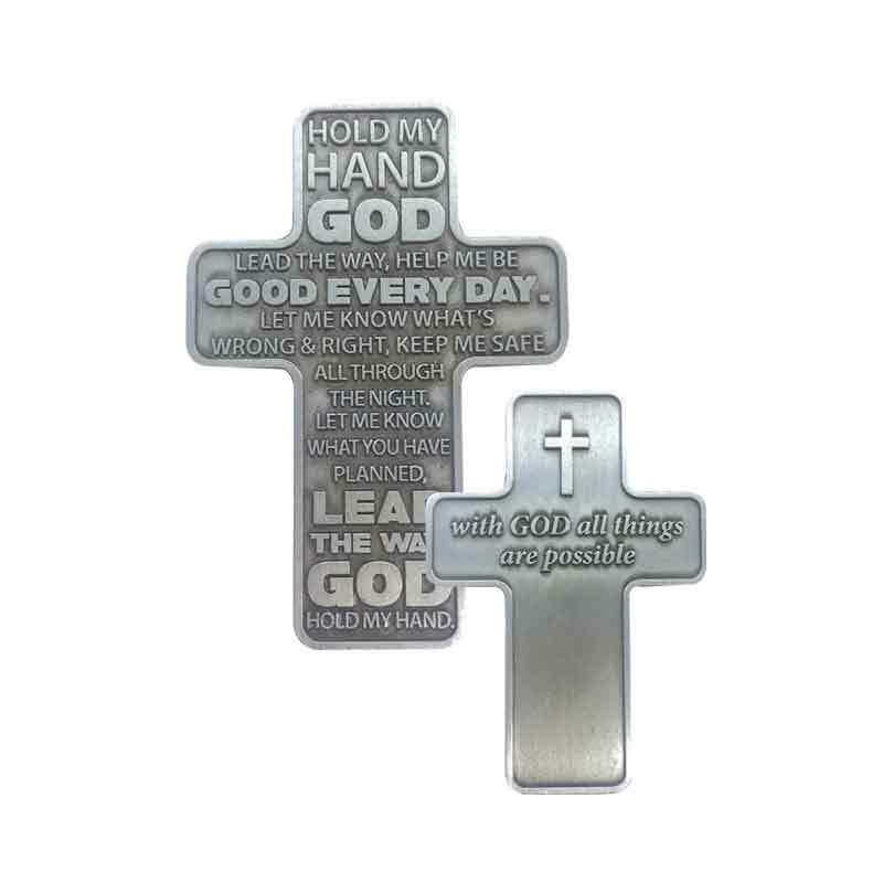 Metal Pocket Cross, 42 x 59mm, EVERY GOOD DAY