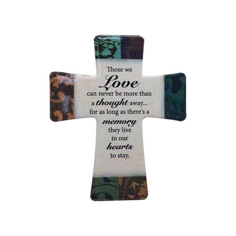 Porcelain Cross - Those We Love...Memory