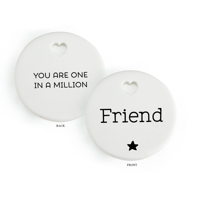 FRIEND Heartfelt Ceramic Token, 35mm Diameter