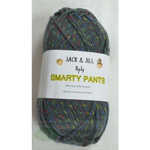 Smarty Pants Knitting Yarn, 80% Wool, 20% Polyester, 8 Ply, 50g Ball, SCHOOL