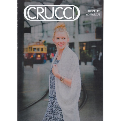 Crucci Knitting Pattern 1471, Long Cardy, Designed for use ...