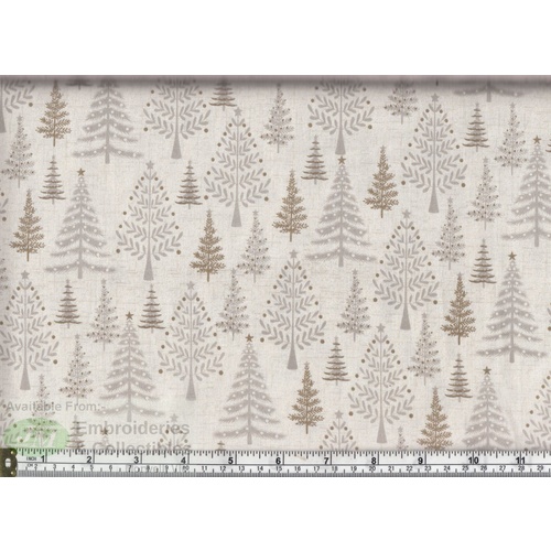Scandi Check Basics HESSIAN, 112cm Wide per Metre