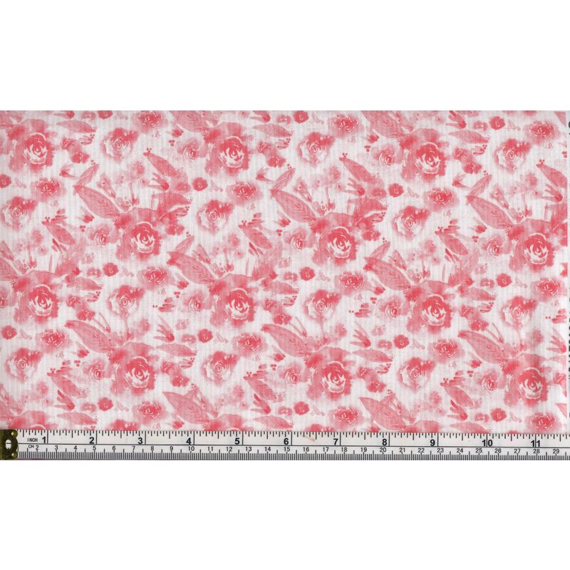Camelot Fabrics INDIGO ROSE, 100% Cotton Fabric, 110cm Wide Per Metre