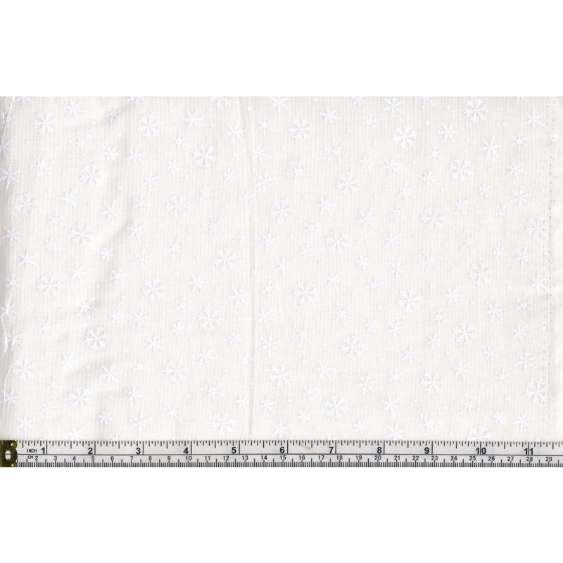 Whistler Studios 100% Cotton Fabric, Winter Wishes CREAM, 110cm Wide Per Metre