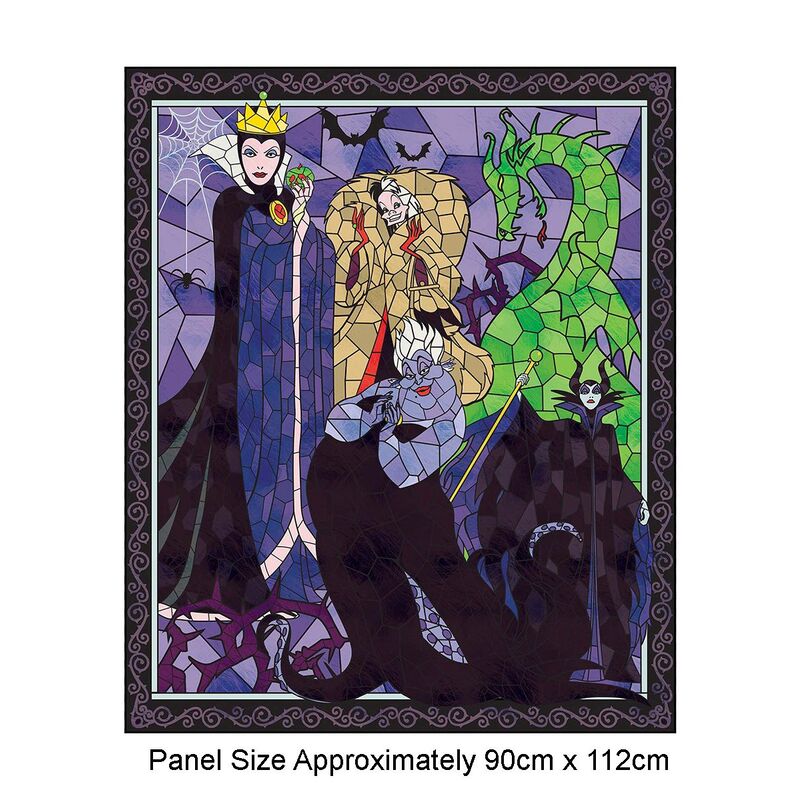 Disney Diabolical Villains PANEL Multi, 90cm x 110cm