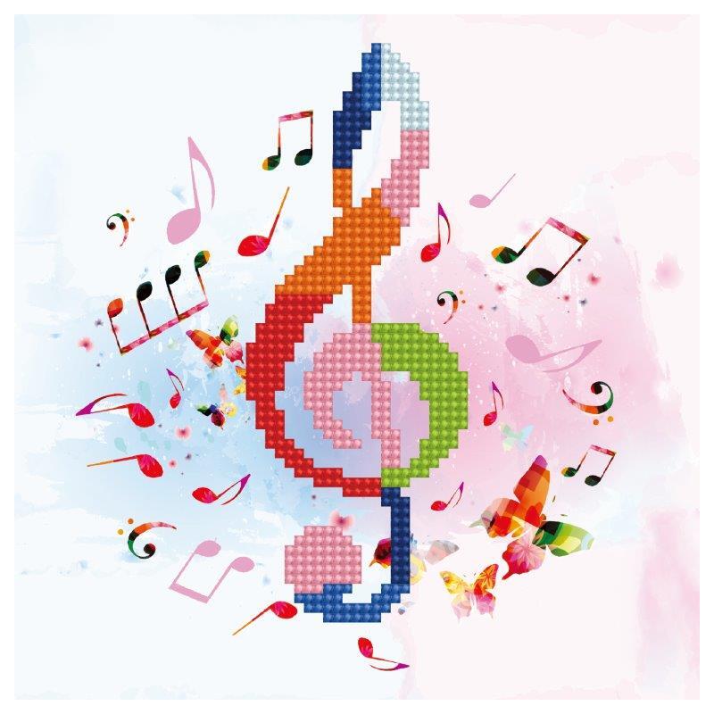 Diamond Dotz TREBLE CLEF DA.50458, 5D Multi Facet Diamond Painting Kit