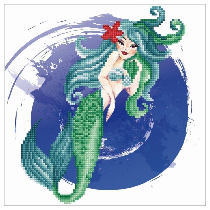 Diamond Dotz MERMAID DA.51150, 5D Multi Facet Diamond Art Kit