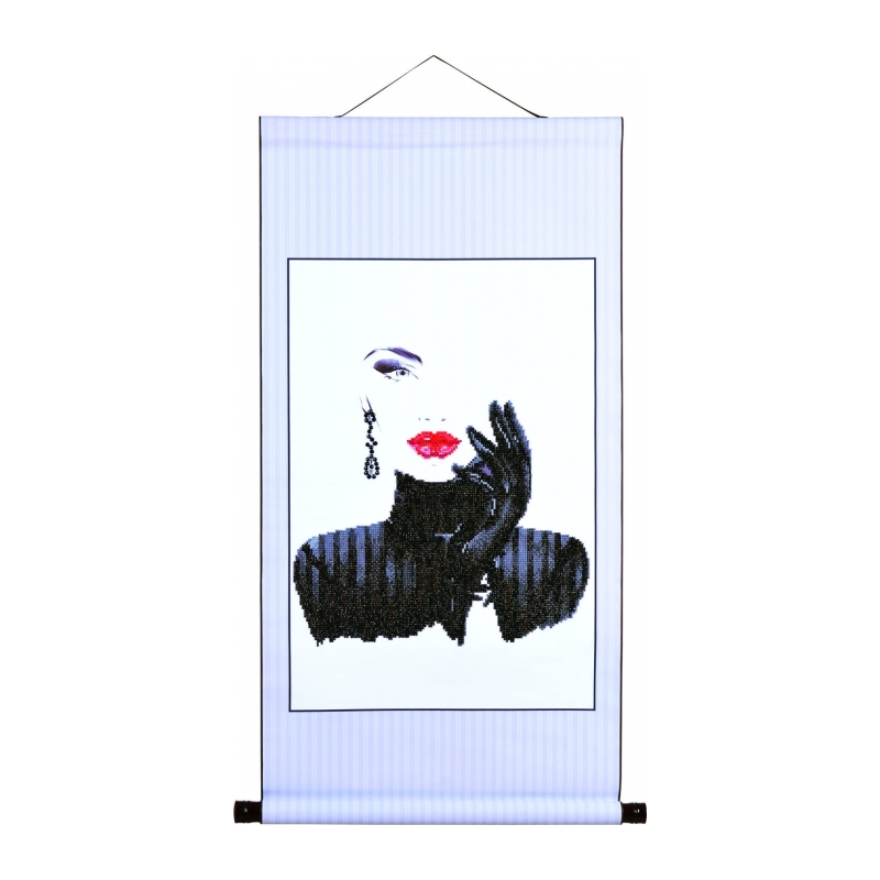 Diamond Dotz LADY IN BLACK SCROLL DD17.006 5D Diamong Painting Art Kit,